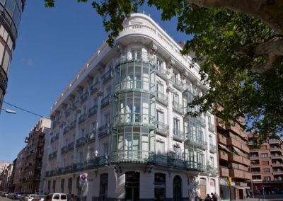 Rehabilitación de edificio catalogado en Paseo Sagasta 21 (Zaragoza)