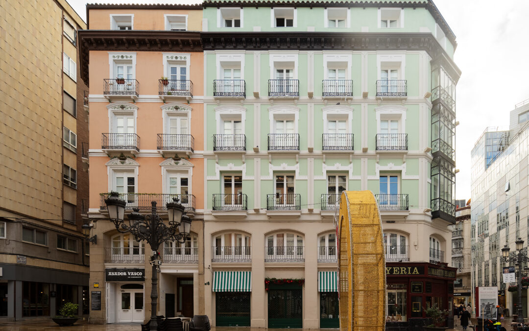 Rehabilitación de edificio catalogado en calle Alfonso I nº 14 de Zaragoza