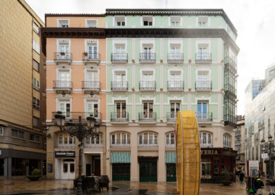 Rehabilitación de edificio catalogado en calle Alfonso I nº 14 de Zaragoza