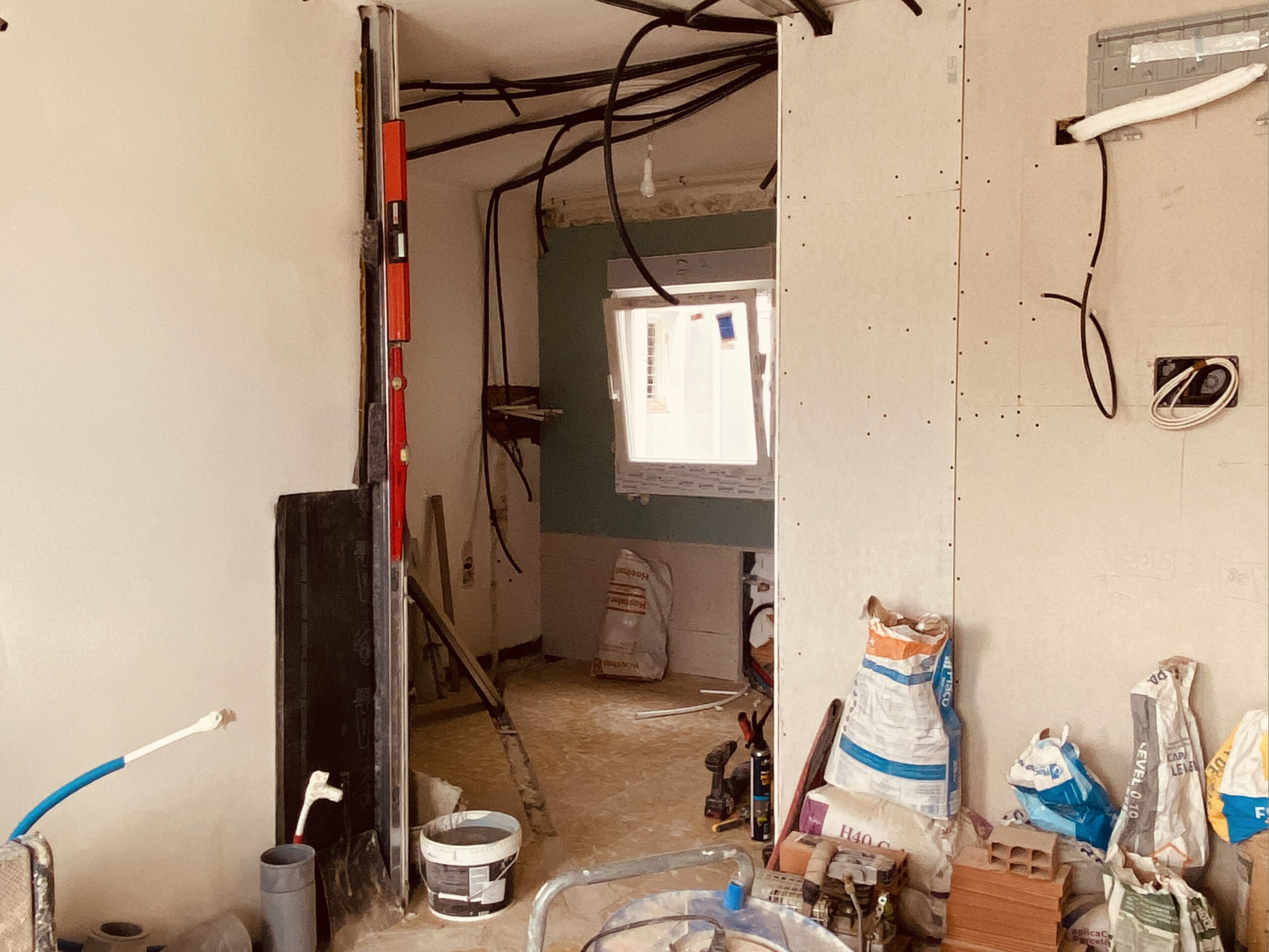 obra desde salon